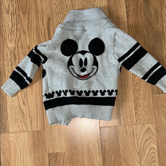 Disney Mickey Mouse Gray Cardigan for Kids - Picture 4 of 4